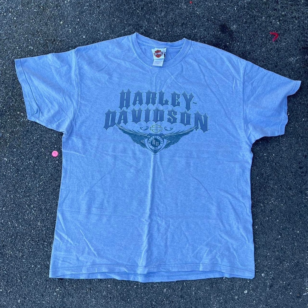 1990s Harley Davidson Graphic AOP shirt size XL